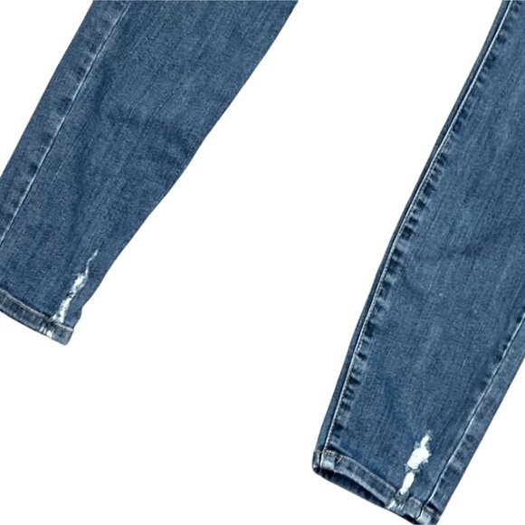 Just Black Womens Mid-Rise Skinny Jeans - Size 28 - Distressed Medium Wash - Picture 6 of 6